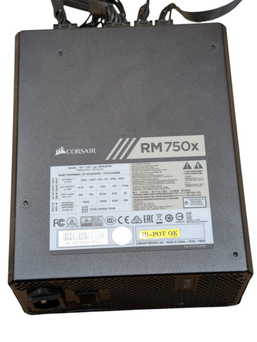 Corsair RM750x RPS0016 750W Fully Modular Computer Power Supply PSU -