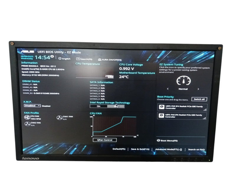 Asus Prime B360-M Motherboard & Intel i5-8400 @2.80Ghz CPU READ