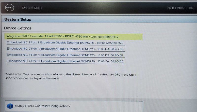 Dell PowerEdge R430 1x Xeon E5-2660 v3 64GB DDR4 H730 Mini - No HDD