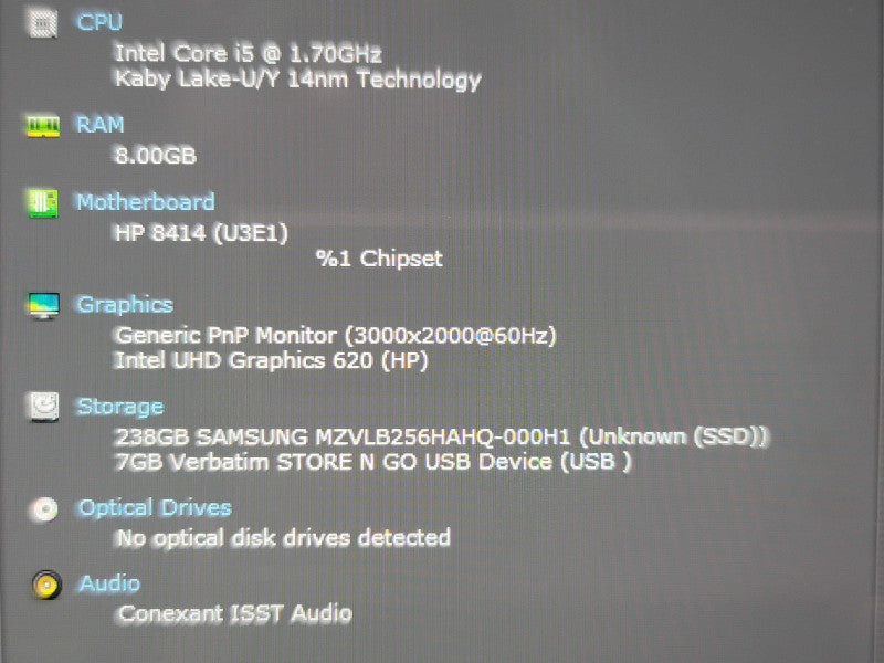 HP Elite X2 1013 i5-8350U 8GB RAM 256GB SSD  β BudLap