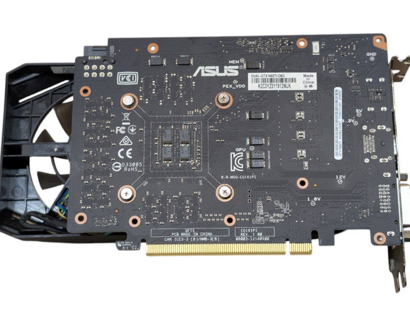 ASUS NVIDIA GeForce GTX 1660Ti 6GB Graphics Card DUAL-GTX1660Ti-O6G -