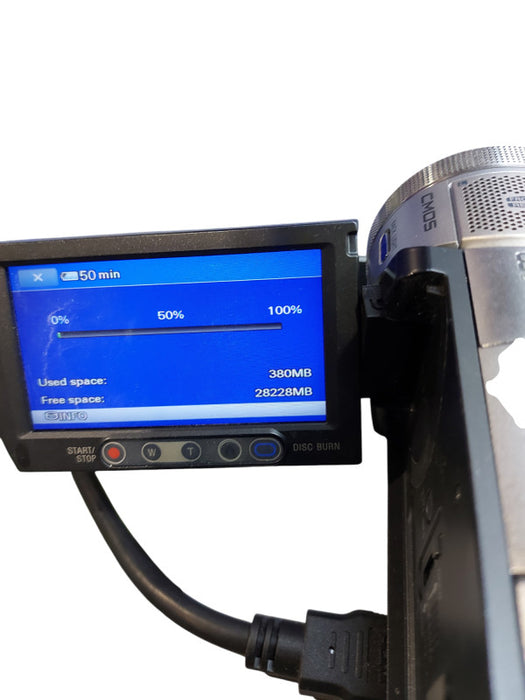 sony Handycam HDR-UX5 HD DVD Camcorder – Full Kit with Accessories – Tested