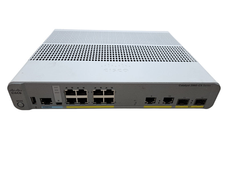 Cisco WS-C2960CX-8TC-L V04 | 8-Port Gigabit Managed Silent Switch w/ 2x SFP )
