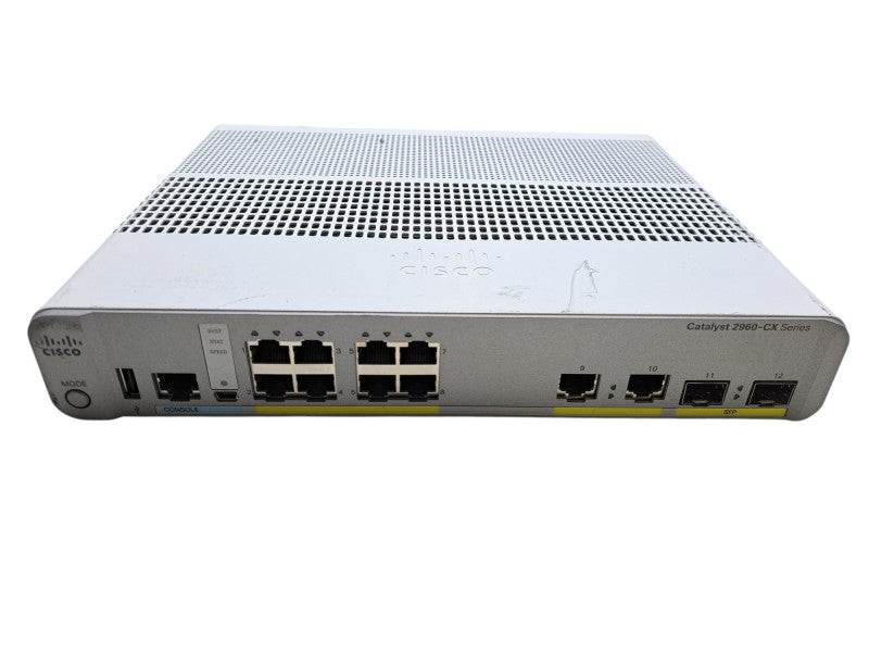 Cisco WS-C2960CX-8TC-L V04 | 8-Port Gigabit Managed Silent Switch | 2x SFP