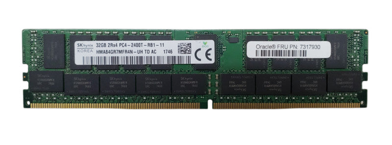 SK Hynix 32GB 2Rx4 PC4-2400T-RB1 DDR4 Server RAM Q