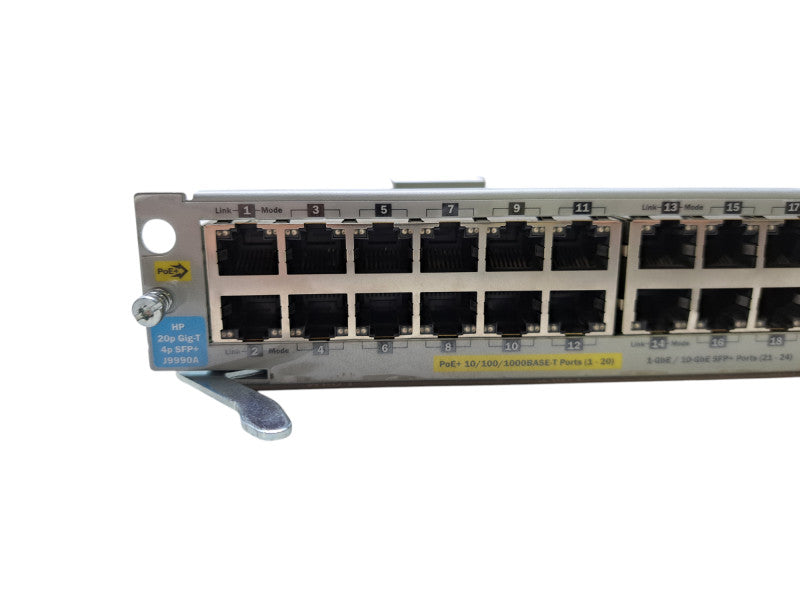 HP J9990A 24-PORT 20P GIG-T 4P SFP+ POE Z12 V3 SWITCH MODULE