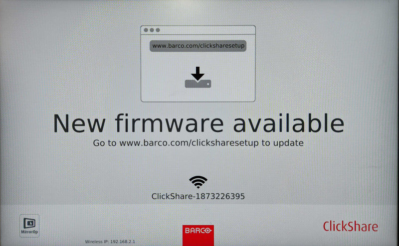 Barco Clickshare CSE-200+ Wireless Presentation System, No Click Button