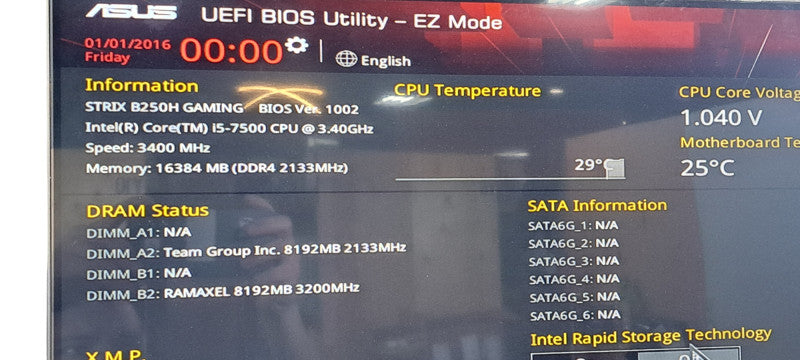 Custom PC i5-7500 CPU|16GB RAM DDR4 |250GB SSD