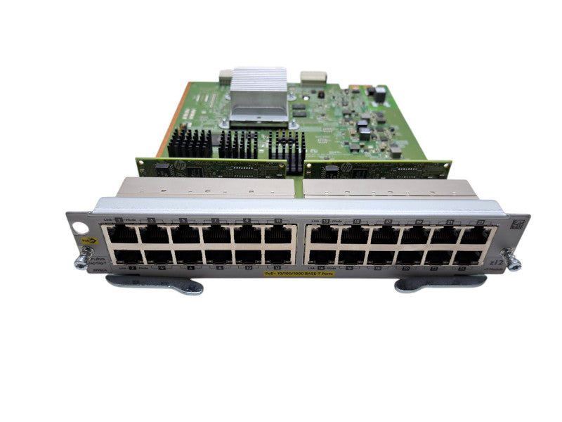 HP Aruba 24P Gig-T J9986A | 24-Port Gigabit PoE+ v3 zl2 Expansion Module Q