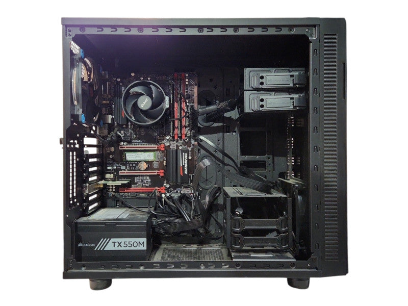 Custom PC, GIGABYTE AB350-Gamimg3, Ryzen 5 1600, 32GB DDR4, 256GB NVMe