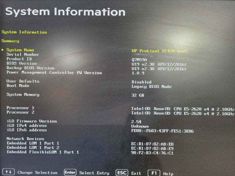 HPE ProLiant XL420 Gen9 - 2x Xeon E5-2620 v4 32GB DDR4 P840ar 2x800W PSU !