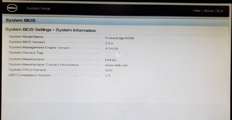 Dell PowerEdge R330 1x Xeon E3-1240 v5 64GB DDR4 H330 - No HDD