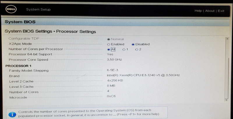 Dell PowerEdge R330 1x Xeon E3-1240 v5 64GB DDR4 H330 - No HDD