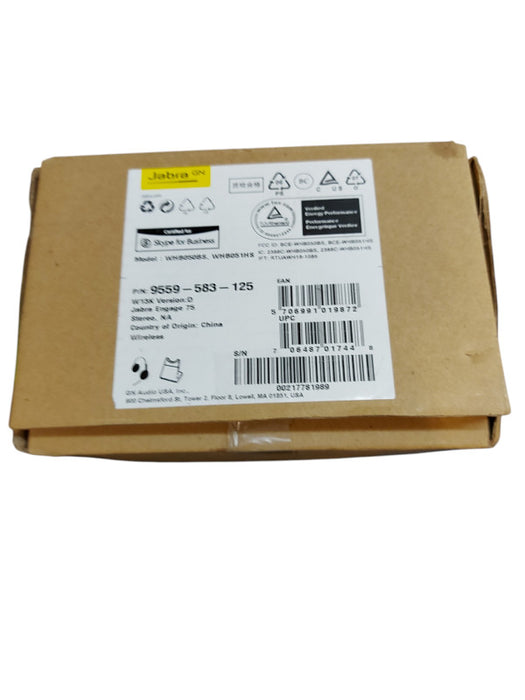 Jabra Engage 75 Convertible Wireless Headset (9555-583-125)