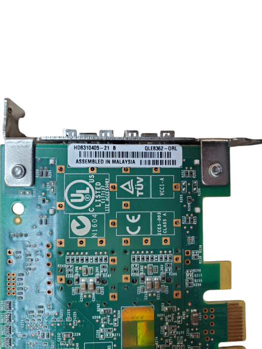 Sun Oracle QLE8362-ORL PCIe 16GB FC 10GbE Dual-Port HBA Q