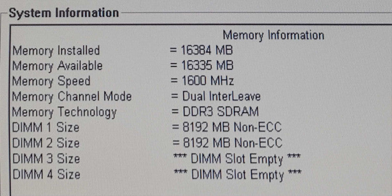 Dell Precision T1700 - Xeon E3-1225 v3 @ 3.20GHz, 16GB DDR3, 2x NVS 310