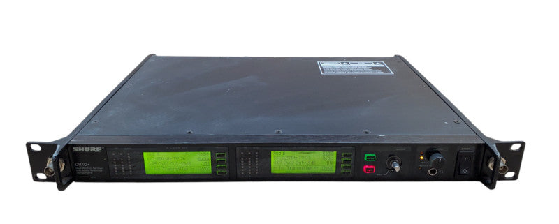 Shure UR4D+ Dual Wireless Microphone Receiver *READ*