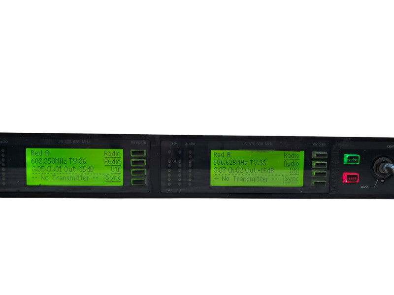Shure UR4D+ Dual Wireless Microphone Receiver *READ*