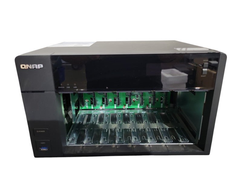 QNAP TS-853 Pro 8 BAY NO HDD/CADDIES READ !