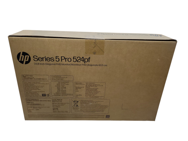 HP Series 5 Pro 23.8 inch FHD Monitor - 524pf (New in Box) Q%