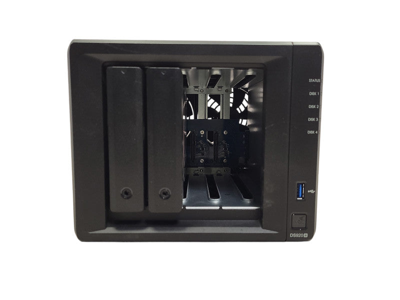 Synology DiskStation DS920+ 4-Bay NAS w/ 2x 2TB HDD No AC $