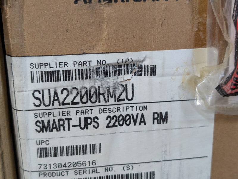 APC SUA2200RM2U 2U 2200VA 120V Smart UPS READ NEW OLD Stock  Q-