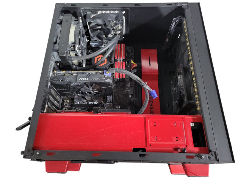 Custom PC MSI Z370-A PRO i7-8700K 32GB RAM 240GB SSD NVIDIA GTX 1017 !
