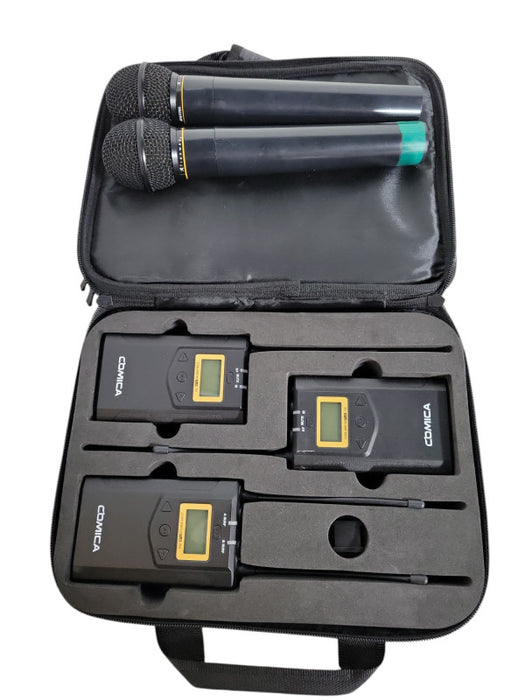 Comica CVM-WM100H Wireless Handheld Microphone System !