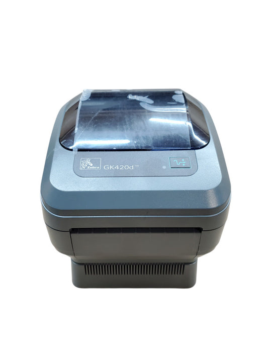 Zebra GK420d GK42-202510-000 Thermal Label Printer + Power