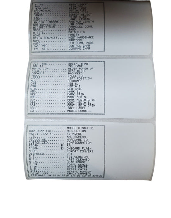 Zebra GK420d GK42-202510-000 Thermal Label Printer + Power