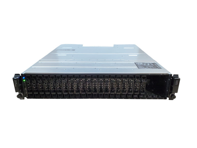 Dell PowerVault MD1220 24x2.5" Storage Array w/ 2x MD12, 2x 600W PSU