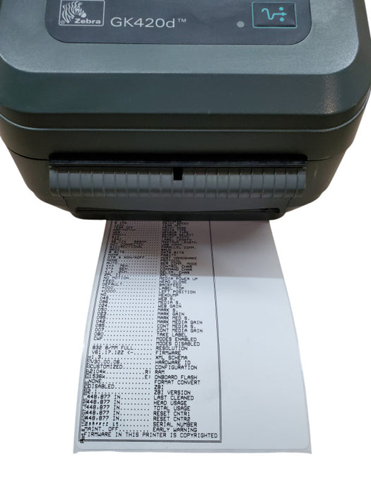 Zebra GK420d | GK42-202511-000 | Thermal Label Printer Q
