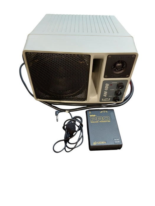 Anchor AN-100 PA Speaker + Azden WM-Pro Mic Transmitter- Read Description