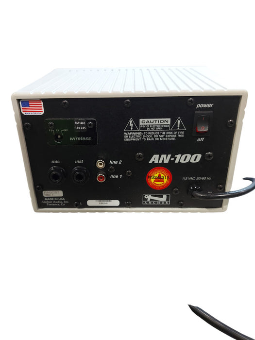 Anchor AN-100 PA Speaker + Azden WM-Pro Mic Transmitter- Read Description