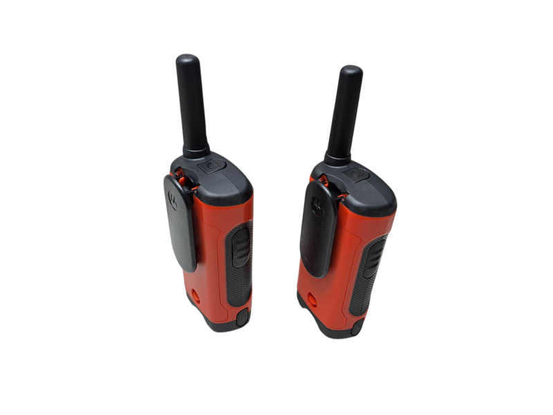 Motorola T265 Talkabout Two-Way Radio Bundle w/ Camo Bag & Headsets