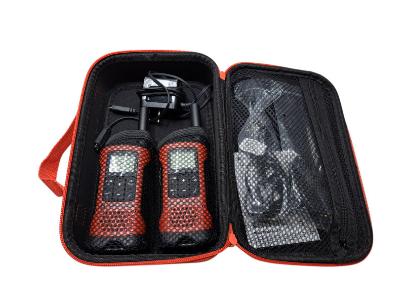 Motorola T265 Talkabout Two-Way Radio Bundle w/ Camo Bag & Headsets