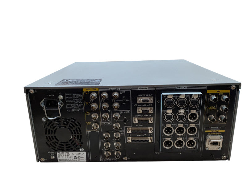 Panasonic AJ-SD955 Digital Video Cassette Recorder *READ*