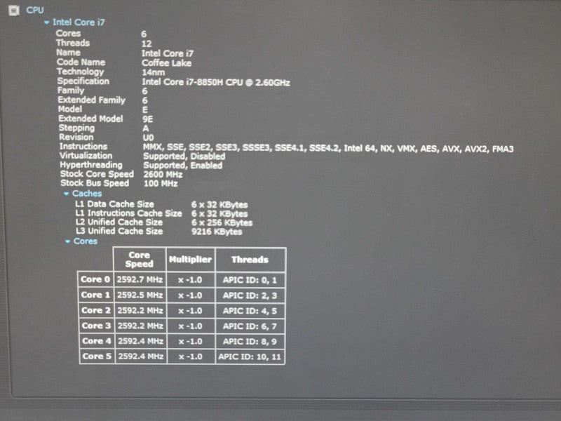 Dell Latitude 5491 i7-8850H 16GB DDR4 512GB NVMe β BudLap