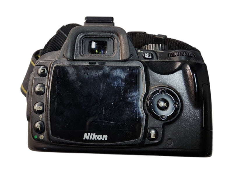 Nikon D60 DSLR Camera 10.2MP Black Body Only, No Battery, READ