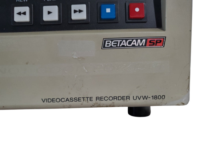 Sony Betacam SP Videocassette Recorder UVW-1800 *READ*