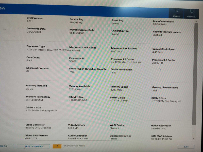 Dell Optiplex 5000 SFF i7-12700 2.1GHz 32GB RAM 256GB NVMe