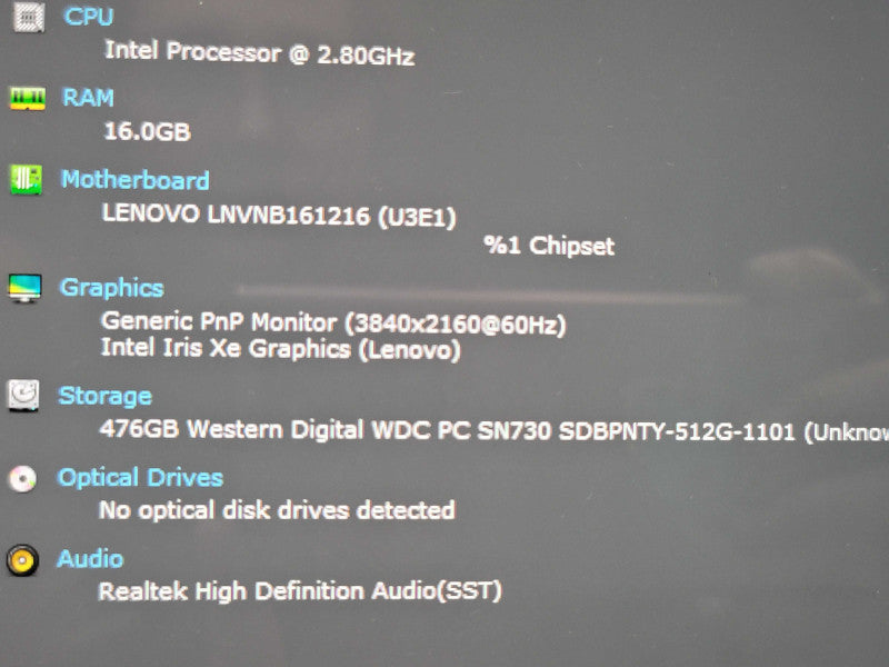 Lenovo IdeaPad Slim 9 14ITL5 i7-1165G7 16GB RAM 512GB SSD FOR PARTS/REPAIR  β Lap200