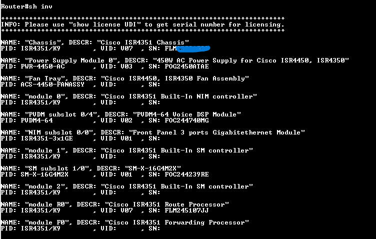 Cisco ISR4351/K9 V07 Gigabit Integrated Router *NOT AFFECTED* *NO PSU*