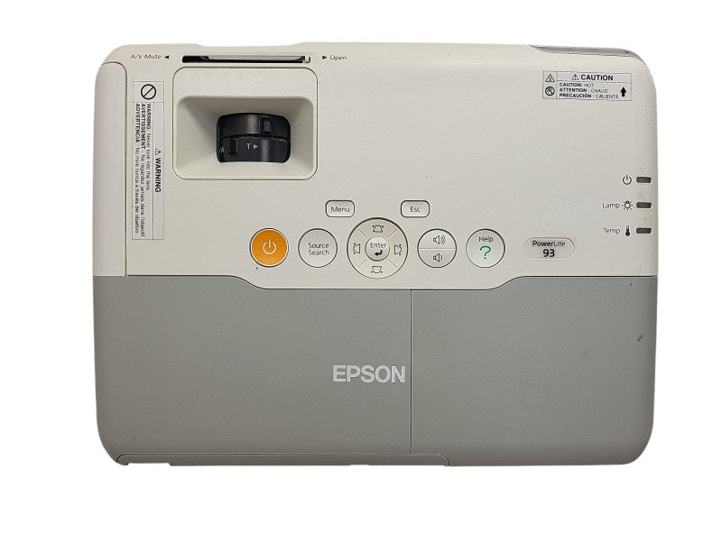 Epson PowerLite 93 H382F HDMI LCD Home Cinema Projector 1341 Lamp Hour $