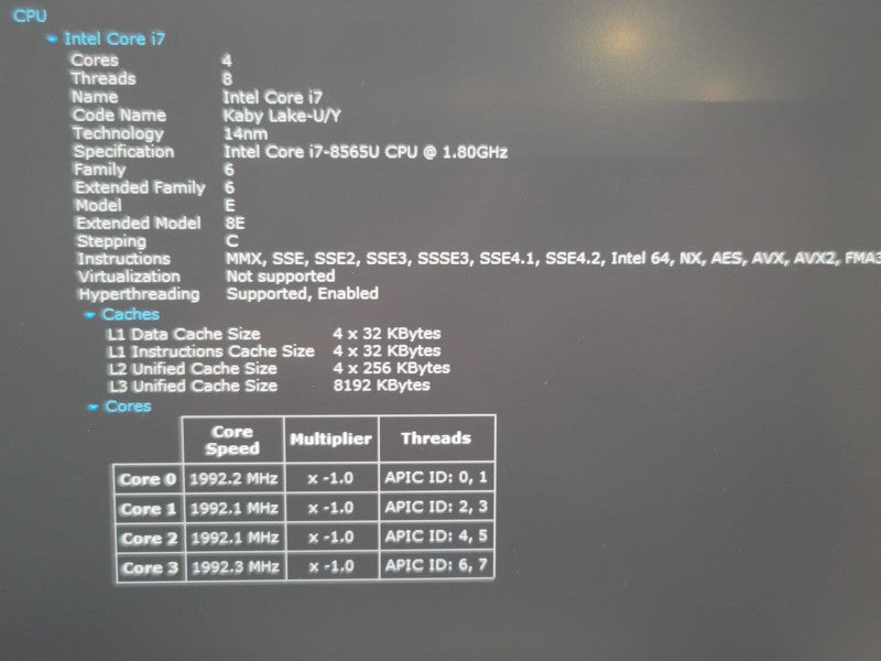 Lenovo ThinkPad T490 i7-8565U 16GB DDR4 512GB M.2 SSD 4K LCD β Lap200
