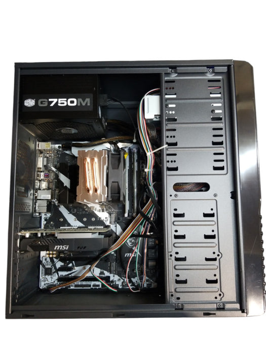 Custom PC W/ MSi B250, i7-7700K CPU 4.20GHz, 16GB RAM No HDD - GTX 1050Ti