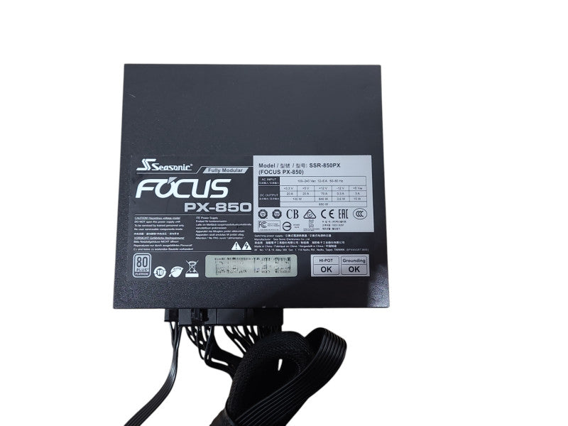 Seasonic Focus PX-850 (SSR-850PX) Modular Desktop Power Supply *READ*