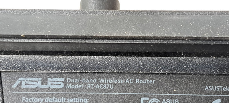 ASUS RT-AC87U AC2400 4x4 Dual Band Wi-Fi Gigabit Router 2.4GHz 5.0GHz