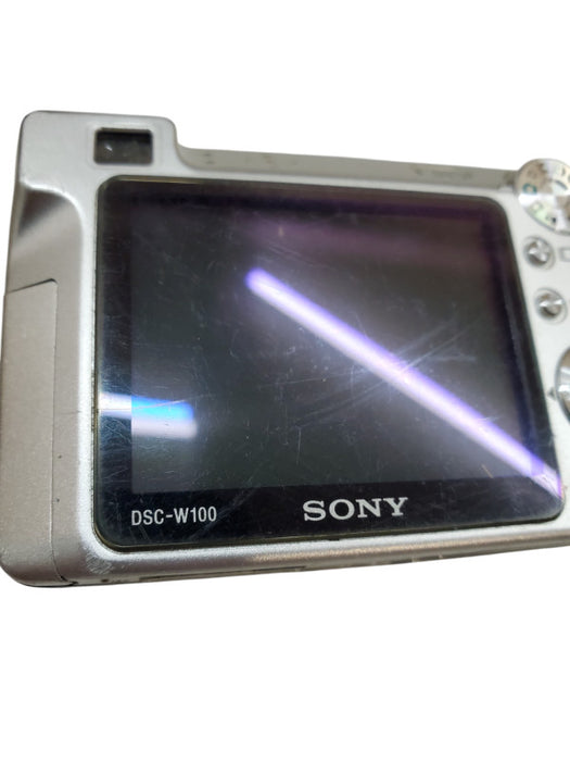 Sony CyberShot DSC-W100 8.1MP Digital Camera *read*