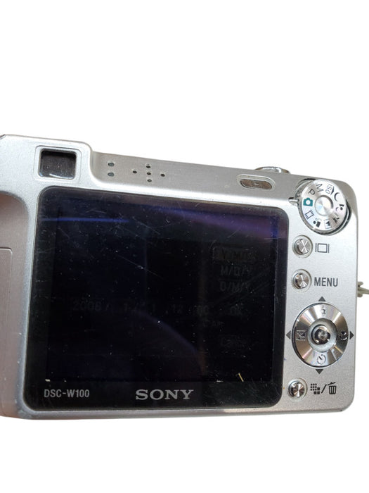 Sony CyberShot DSC-W100 8.1MP Digital Camera *read*